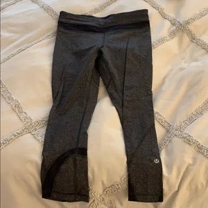 Harringbone lulu cropped pants